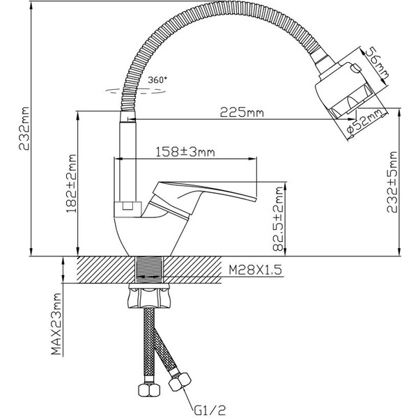 Смеситель AV Engineering AVROM4-A108-558