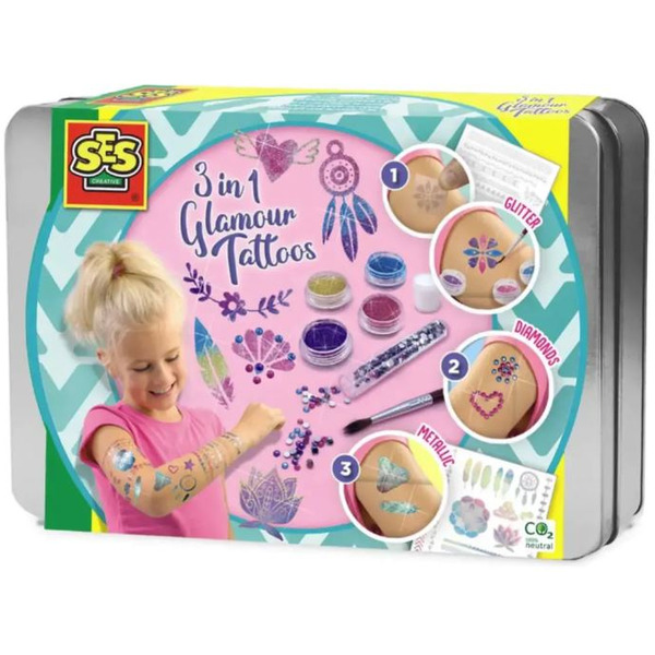 Набор для творчества SES Creative Модные татуировки 14155