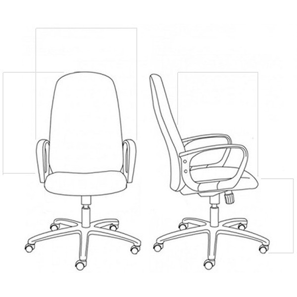 Кресло офисное МЕТТА B 1b 11/2D (18/2D CH) синий