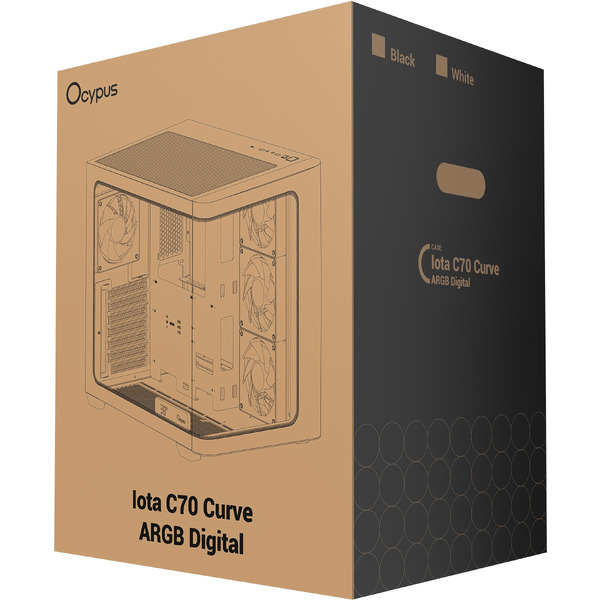 Корпус Ocypus Iota C70 Curve WH ARGB
