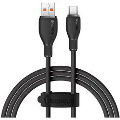 Кабель Baseus Pudding Series USB Type-A - USB Type-C (1.2 м, черный)