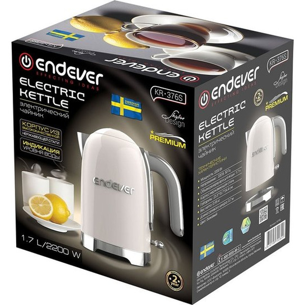 Электрочайник Endever Skyline KR-376S