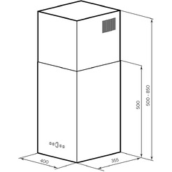 Кухонная вытяжка LEX Mono 400 (белый)
