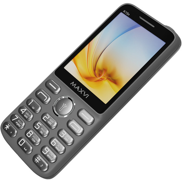 Мобильный телефон Maxvi K15n (серый)