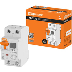 Дифференциальный автомат TDM АВДТ 32 C25 30мА SQ0202-0031