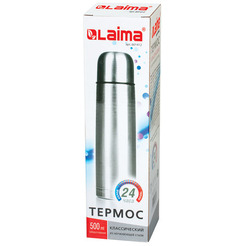 Термос Laima 601412 0.5л (нержавеющая сталь)