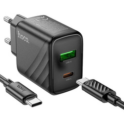 Сетевое зарядное Hoco CS23A USB Type-C (черный)