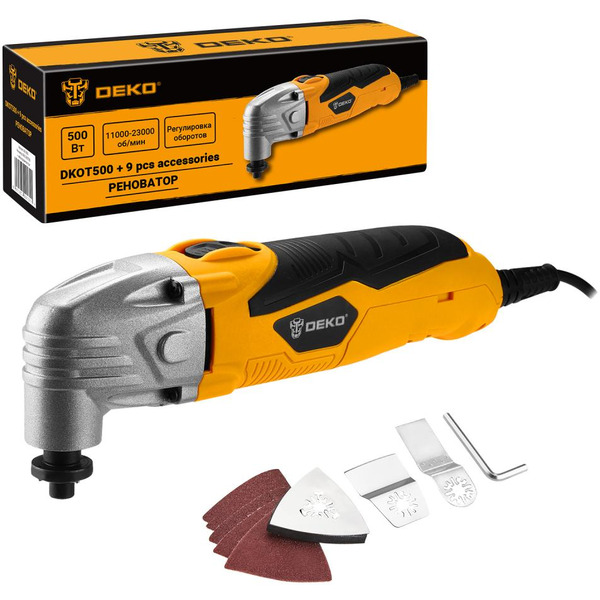 Многофункциональная шлифмашина Deko DKOT500W (063-2051)