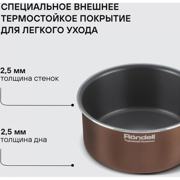 Набор посуды Rondell Kortado RDA-1789
