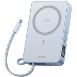 Внешний аккумулятор Ugreen MagFlow PB773 65958B 10000mAh (голубой)