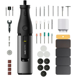 Беспроводная шлифовальная машинка-гравер HOTO Professional Rotary Tool Kit 12V (серый)