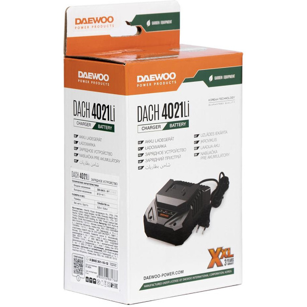 Зарядное устройство Daewoo Power DACH 4021Li (21В)