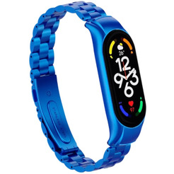Ремешок Bingo Stainless для XIAOMI Mi Band 7 Синий