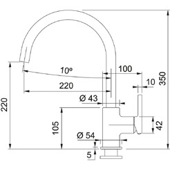 Смеситель Franke Lina XL 115.0626.020