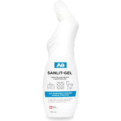 Средство для чистки и дезинфекции унитазов Avko Санлит-гель 0,75л.