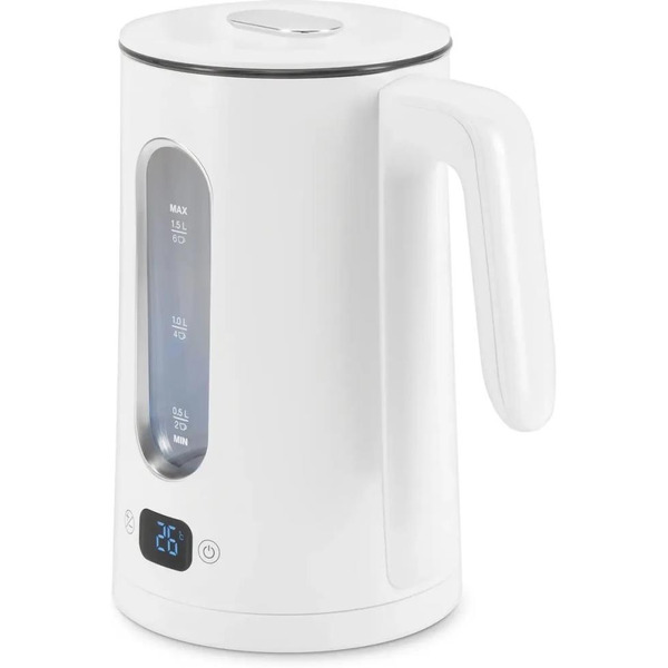 Электрочайник Hyundai HYK-G5510 белый/прозрачный