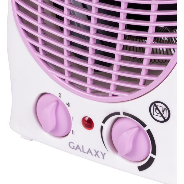 Тепловентилятор Galaxy Line GL8176 (белый/сиреневый)
