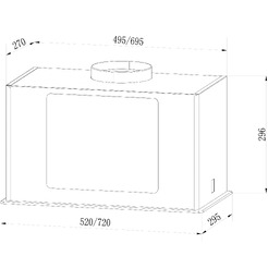 Вытяжка LEX GS Bloc G 600 (белый)