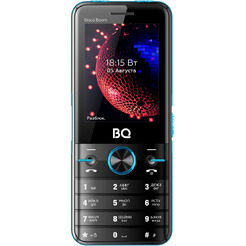 Кнопочный телефон BQ-Mobile BQ-2842 Disco Boom (черный/синий)