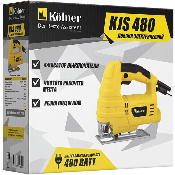 Электролобзик Kolner KJS 480 (кн480жс)