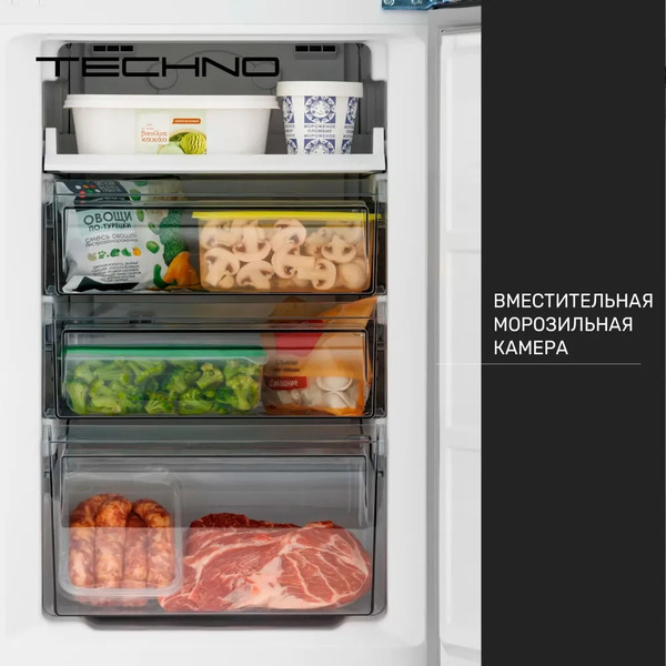 Холодильник TECHNO FN2-31 (серебристый)