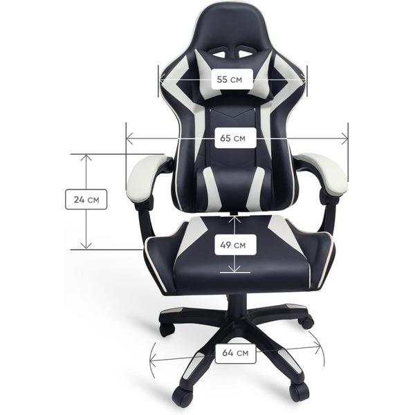 Игровое кресло Byroom Game BAN white HS-5010-W