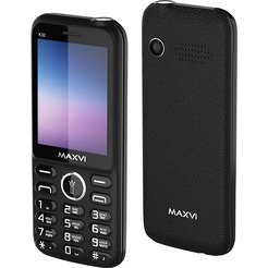 Кнопочный телефон Maxvi K32 (черный)