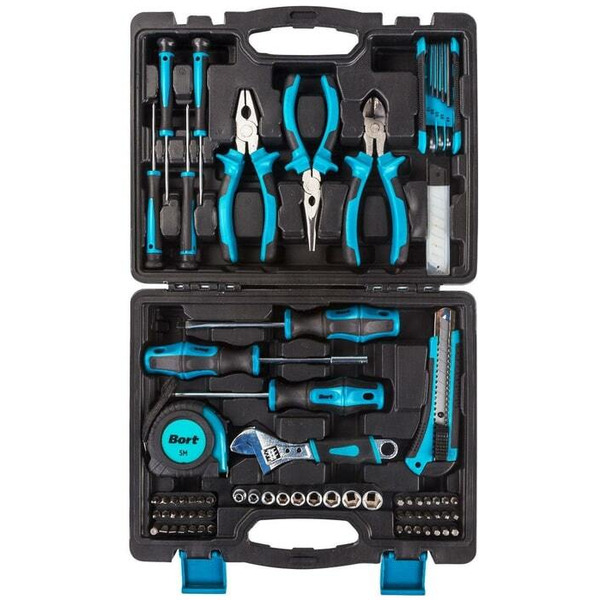 Универсальный набор инструментов Bort BTK-82 (82 предмета)