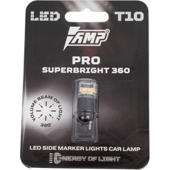 Светодиод габаритный AMP PRO 360 SuperBright T10