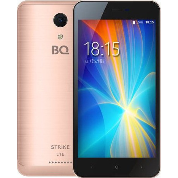 Смартфон BQ Strike LTE Розовое Золото Шлифованный (BQ-5044)