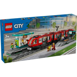 Конструктор LEGO City 60423 Трамвай и станция в центре города