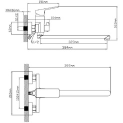 Смеситель AV Engineering AVNEO7-A170-122