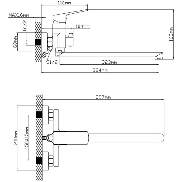 Смеситель AV Engineering AVNEO7-A170-122