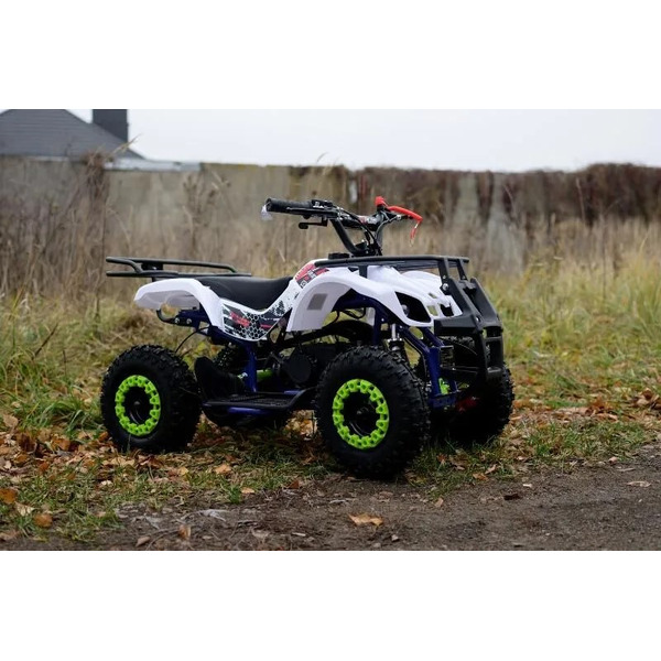 Квадроцикл AVM Grizlik 49 Max (белый)