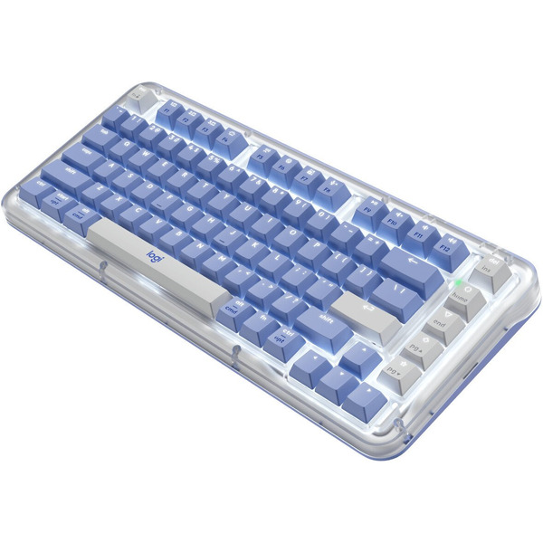 Клавиатура Logitech Alto Keys K75M 920-013301 (белый/синий, с гравировкой)