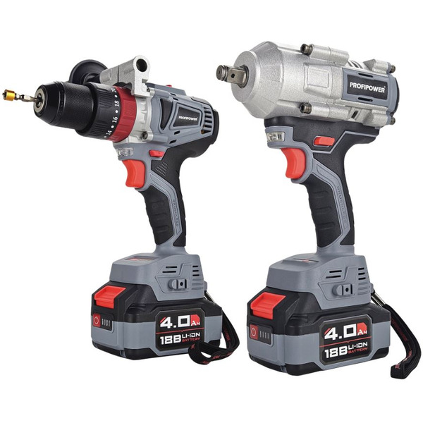 Набор Profipower ProfiSet-2С18 E0221 (шуруповерт, гайковерт)