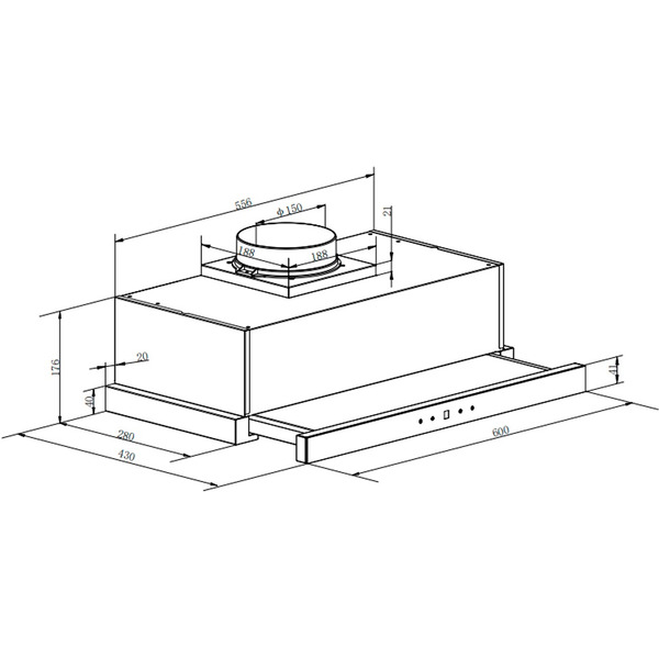 Вытяжка MAUNFELD VS Touch 850 60 (черный)