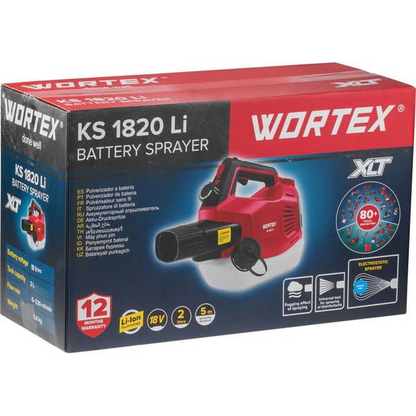Опрыскиватель Wortex KS 1820 Li ALL1 XLT Set 1335926