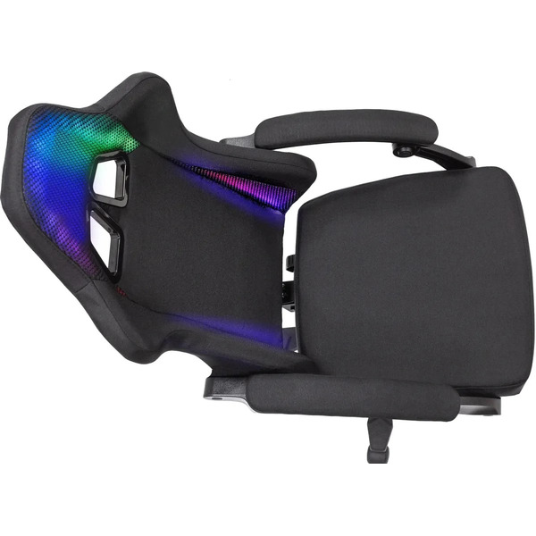 Кресло игровое Knight Wolf RGB (черный)