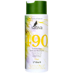 Шампунь для волос Sativa №490 Бессульфатный деликатный (250мл)