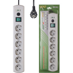 Сетевой фильтр Most RG 3м (6 розеток) белый