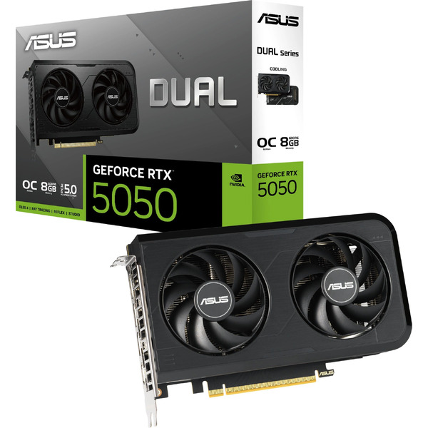 Видеокарта ASUS RTX 5050 OC 8GB GDDR6 (DUAL-RTX5050-O8G)