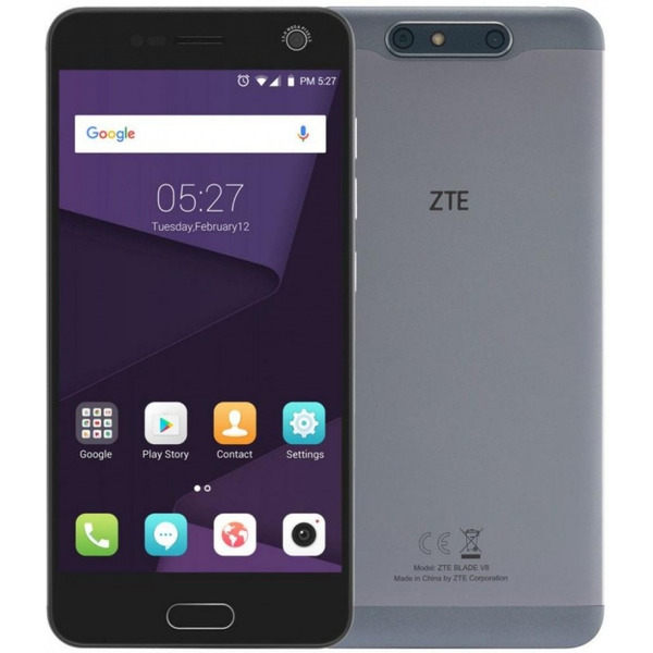 Смартфон ZTE Blade V8 серый