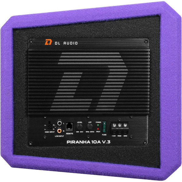 Корпусной активный сабвуфер DL Audio Piranha 10A Purple V.3