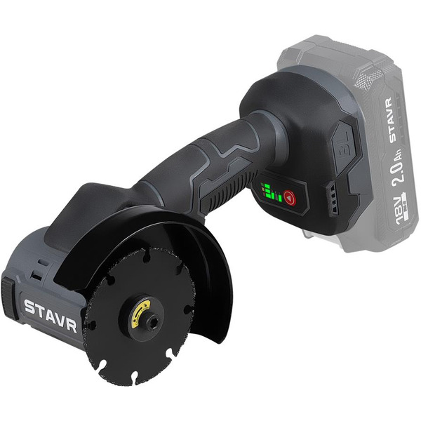 Угловая шлифмашина STAVR SAG 18BL-76V (без АКБ и ЗУ)
