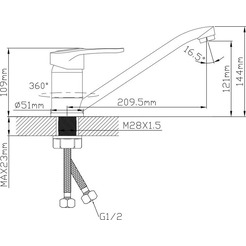 Смеситель Econoce EC0661