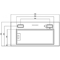 Кухонная вытяжка Schtoff TDM 60 (белый)