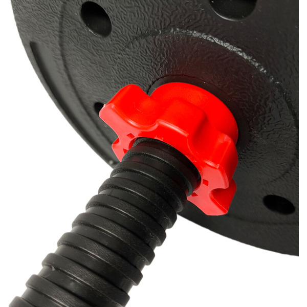 Набор композитных гантелей AMETIST 40 кг (с соединительным грифом)