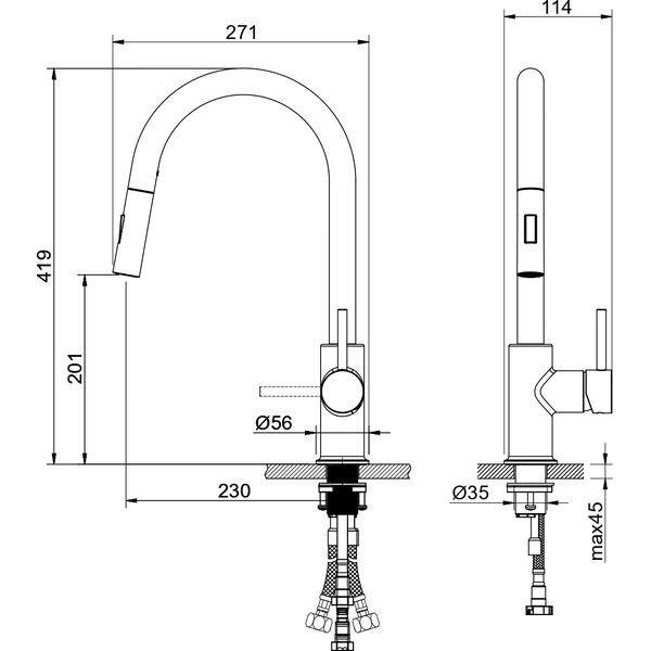 Смеситель Aquatek Европа AQ1384CR