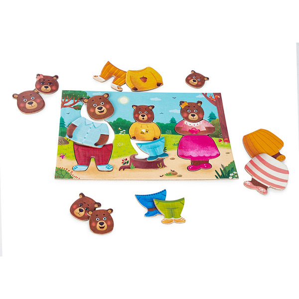 Пазл Genio Kids Семья медведей 2307C